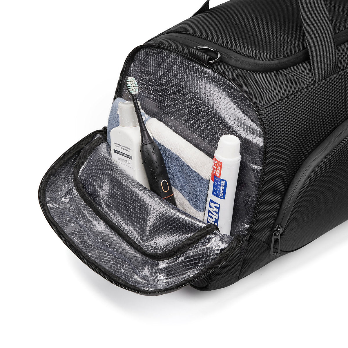 R1 Black Sports Duffel Bag 40L CORDURA® Ballistic Nylon