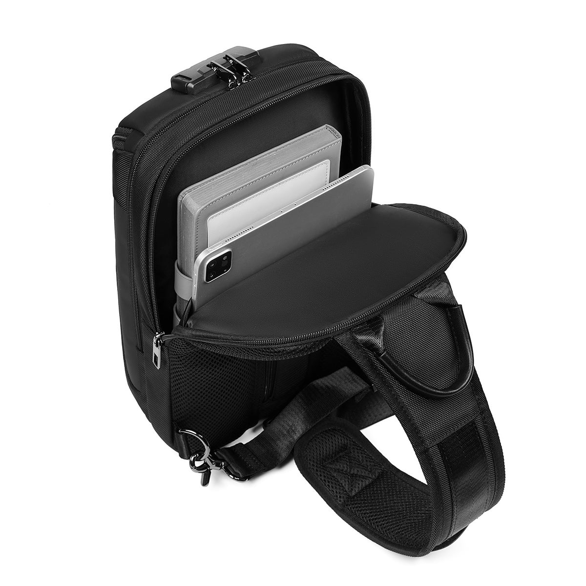 N6 Waterproof Crossbody Bag Theft-Proof Travel Shoulder Pack for Outdoor Riding & Urban Commute