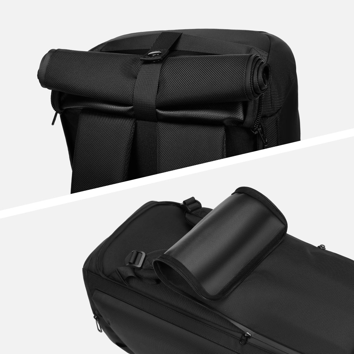 R1 Black Sports Duffel Bag 40L CORDURA® Ballistic Nylon