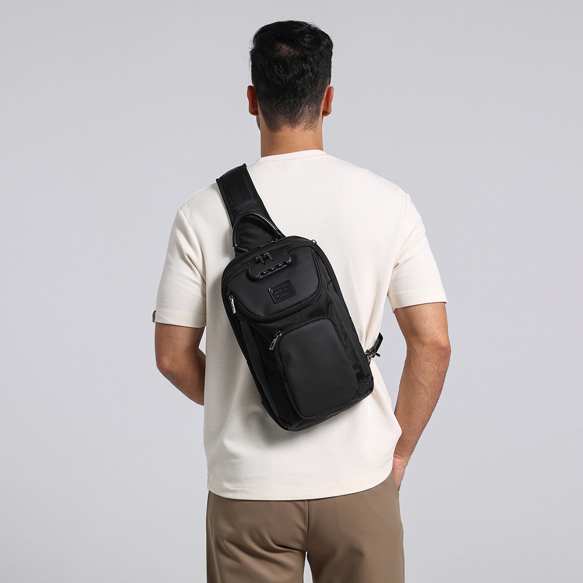 N6 Waterproof Crossbody Bag Theft-Proof Travel Shoulder Pack for Outdoor Riding & Urban Commute
