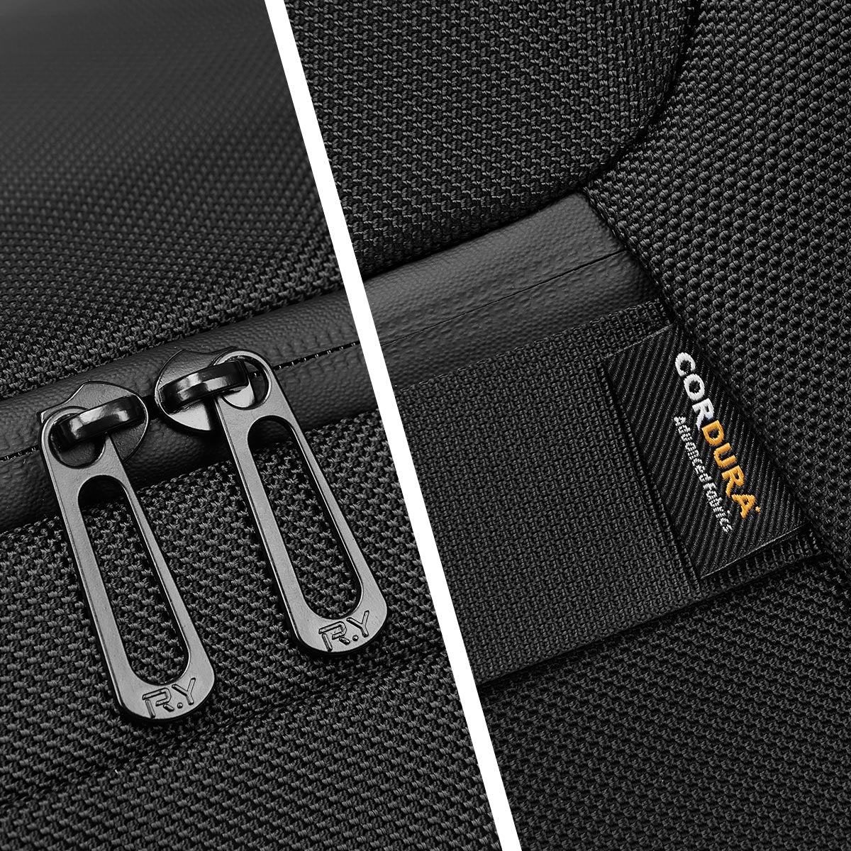 R1 Black Sports Duffel Bag 40L CORDURA® Ballistic Nylon