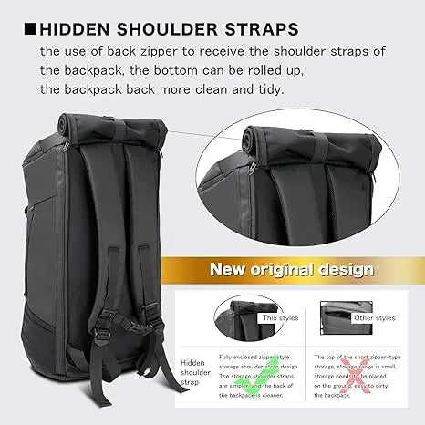 2025 ReeYee Hottest 60L Carry on CORDURA® Material travel and fitness universal portable portable backpack