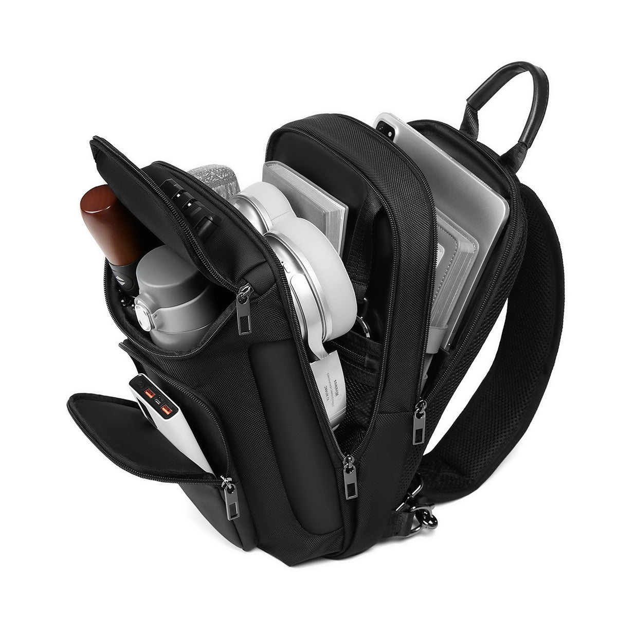 N6 Waterproof Crossbody Bag Theft-Proof Travel Shoulder Pack for Outdoor Riding & Urban Commute