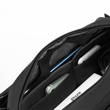 A6 Crossbody Sling Bag - CORDURA® Outdoor Shoulder Pack for Men/Women, Waterproof Flip-Top EDC Messenger Bag
