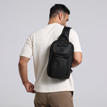 N6 Waterproof Crossbody Bag  Theft-Proof Travel Shoulder Pack for Outdoor Riding & Urban Commute