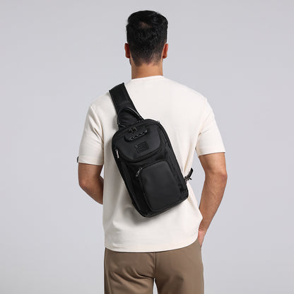 N6 Waterproof Crossbody Bag  Theft-Proof Travel Shoulder Pack for Outdoor Riding & Urban Commute