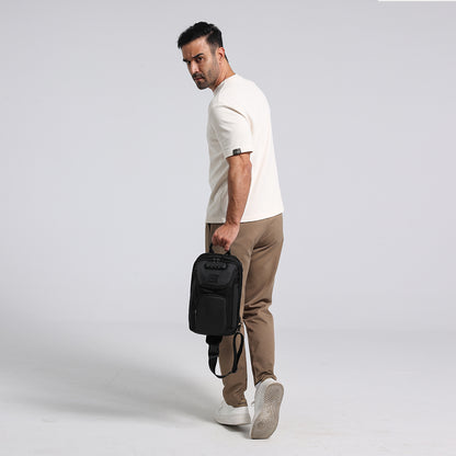 N6 Waterproof Crossbody Bag  Theft-Proof Travel Shoulder Pack for Outdoor Riding & Urban Commute