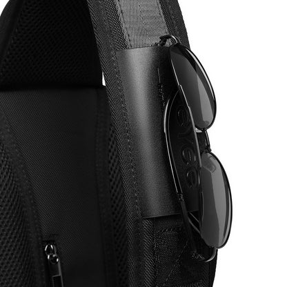 N6 Waterproof Crossbody Bag  Theft-Proof Travel Shoulder Pack for Outdoor Riding & Urban Commute
