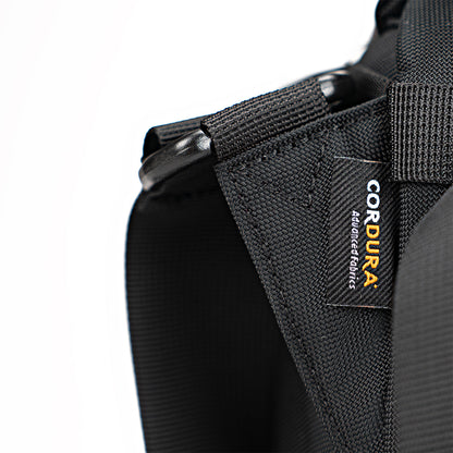 A6 Crossbody Sling Bag - CORDURA® Outdoor Shoulder Pack for Men/Women, Waterproof Flip-Top EDC Messenger Bag